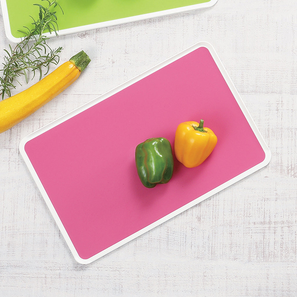 まな板 Air 軽いガード付き抗菌まな板＜M＞（ピンク） — PEARL LIFE 公式