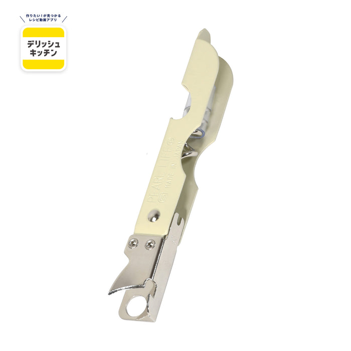 デリッシュキッチン 三徳缶切(コルク抜付)