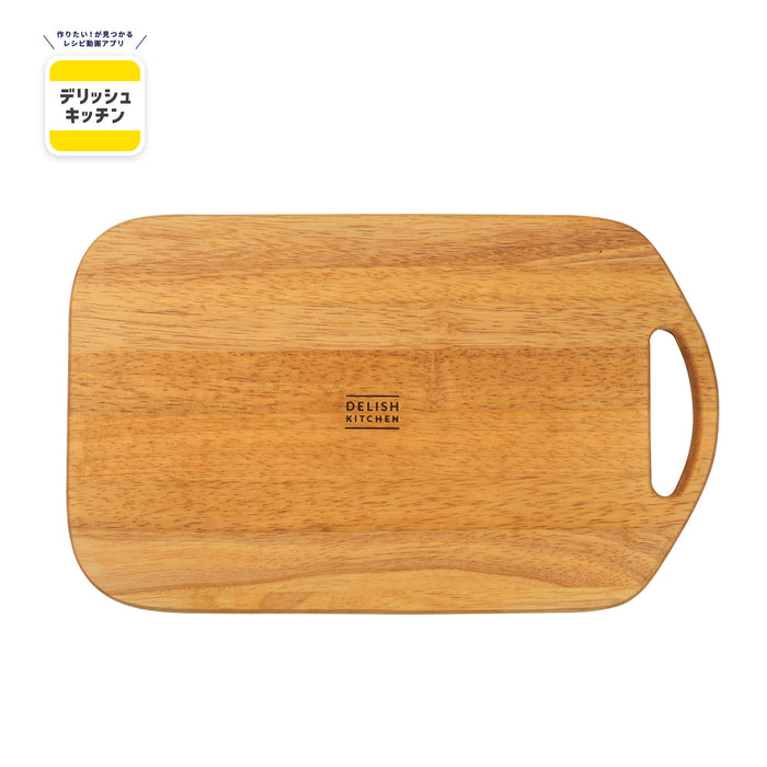 デリッシュキッチン 木製まな板M(ラバーウッド)