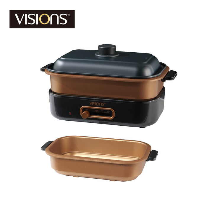 VISIONS 深型ホットプレートBK