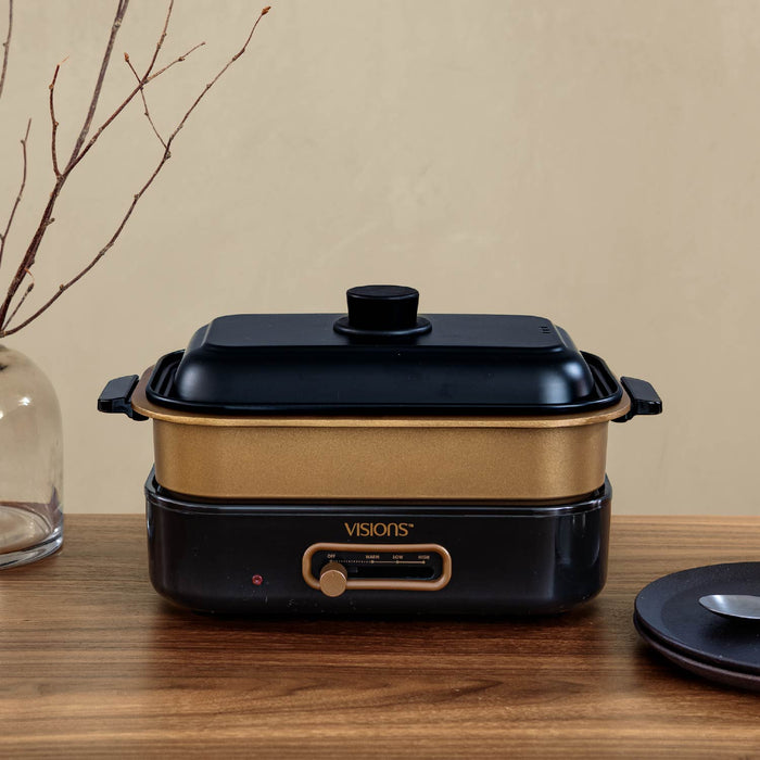 VISIONS 深型ホットプレートBK