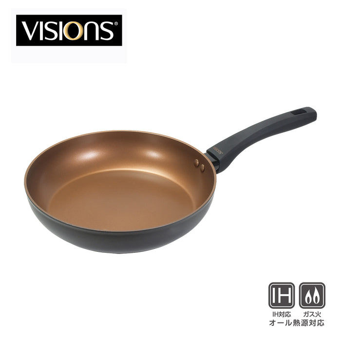VISIONS GOLD Coating IH対応フライパン26cm Black