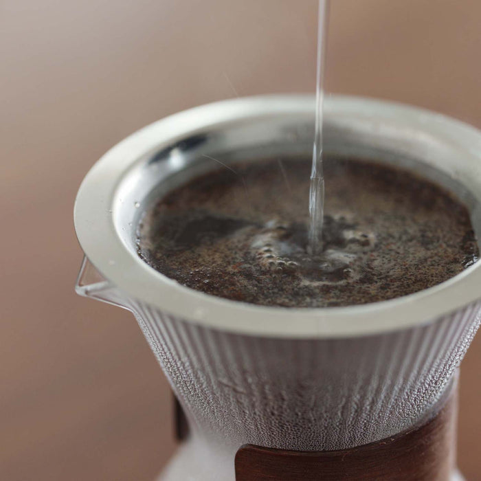 PYREX  コーヒーサーバー400mlブラウン ステンレスフィルター付き