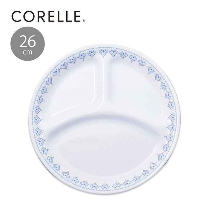 コレールパッチワークランチ皿大26cmJ310-PTW【お得な5枚セット有り】