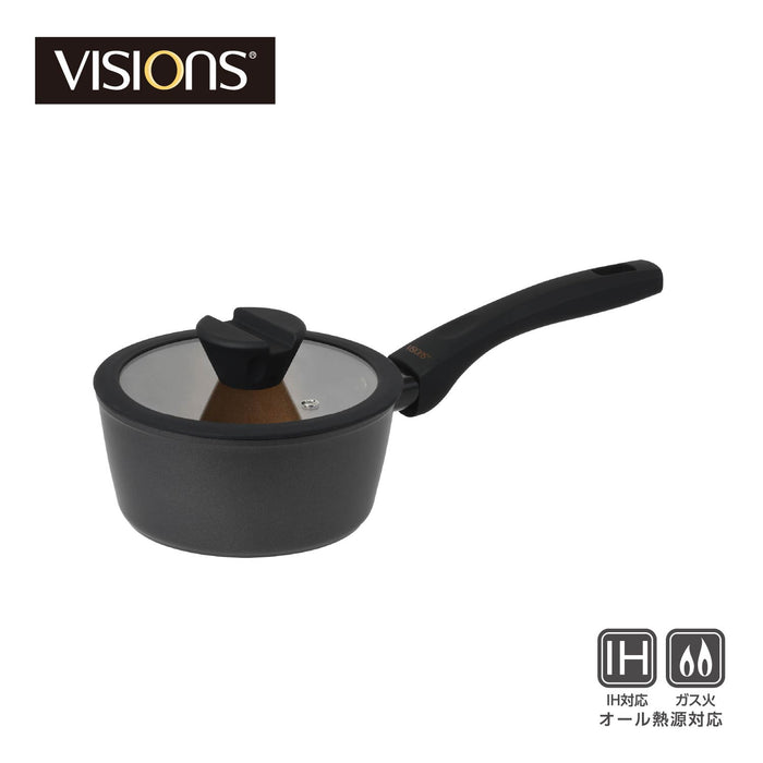 VISIONS GOLD Coating IH対応ソースパン16cm Black