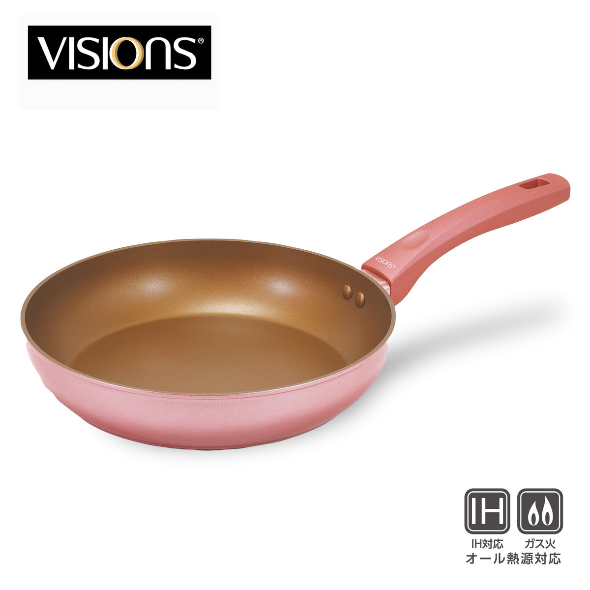 VISIONS GOLD Coating IH対応フライパン26cm PINK — PEARL LIFE 公式