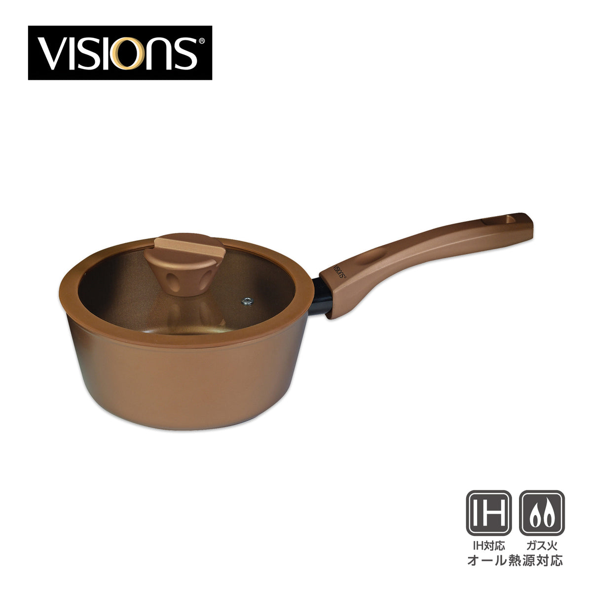 VISIONS GOLD Coating IH対応ソースパン18cm — PEARL LIFE 公式