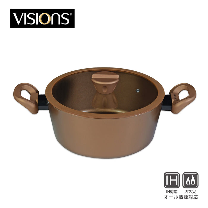 VISIONS GOLD Coating IH対応シチューポット24cm
