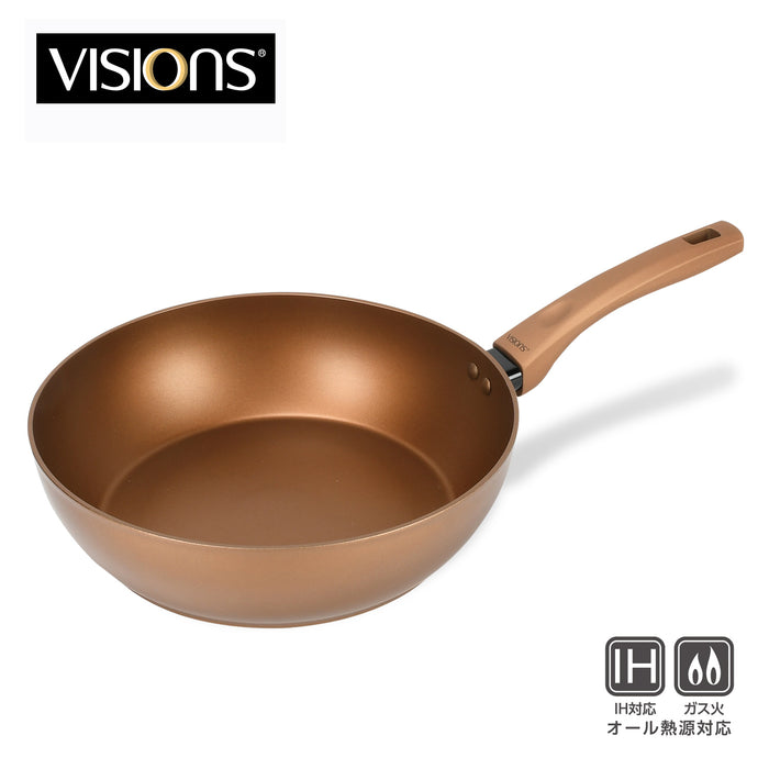 VISIONS GOLD Coating IH対応ディープパン28㎝