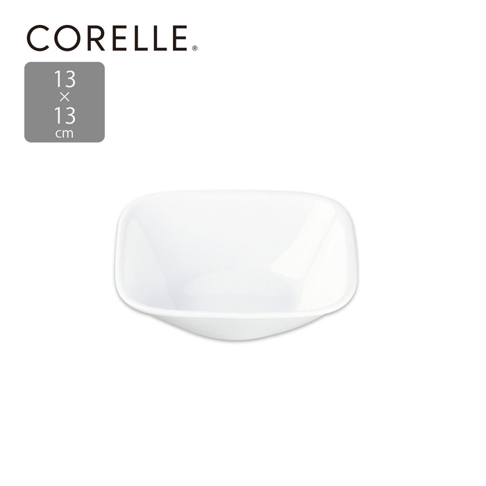 コレールウインターフロストホワイトスクエア小ボウル13cm×13cmJ2310-N【お得な5枚セット有り】