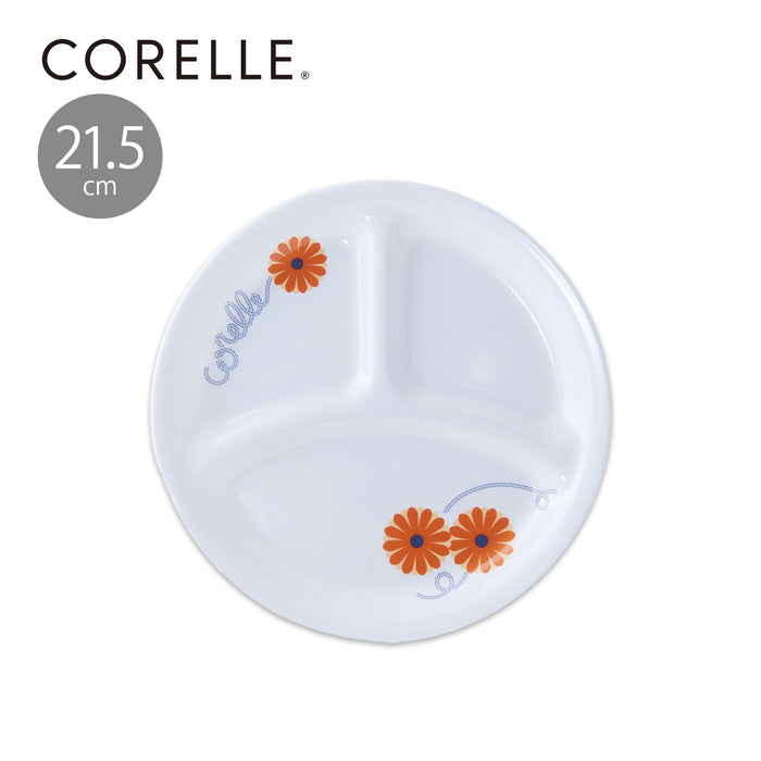 コレールオレンジマーガレットランチ皿小21.5cmJ385-ORM【お得な5枚セット有り】