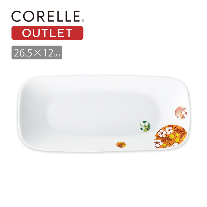 コレールボンボンフレールスクエア長皿26.5cm×12cmJ2210-BBFL【アウトレット】【お得な5枚セット有り】