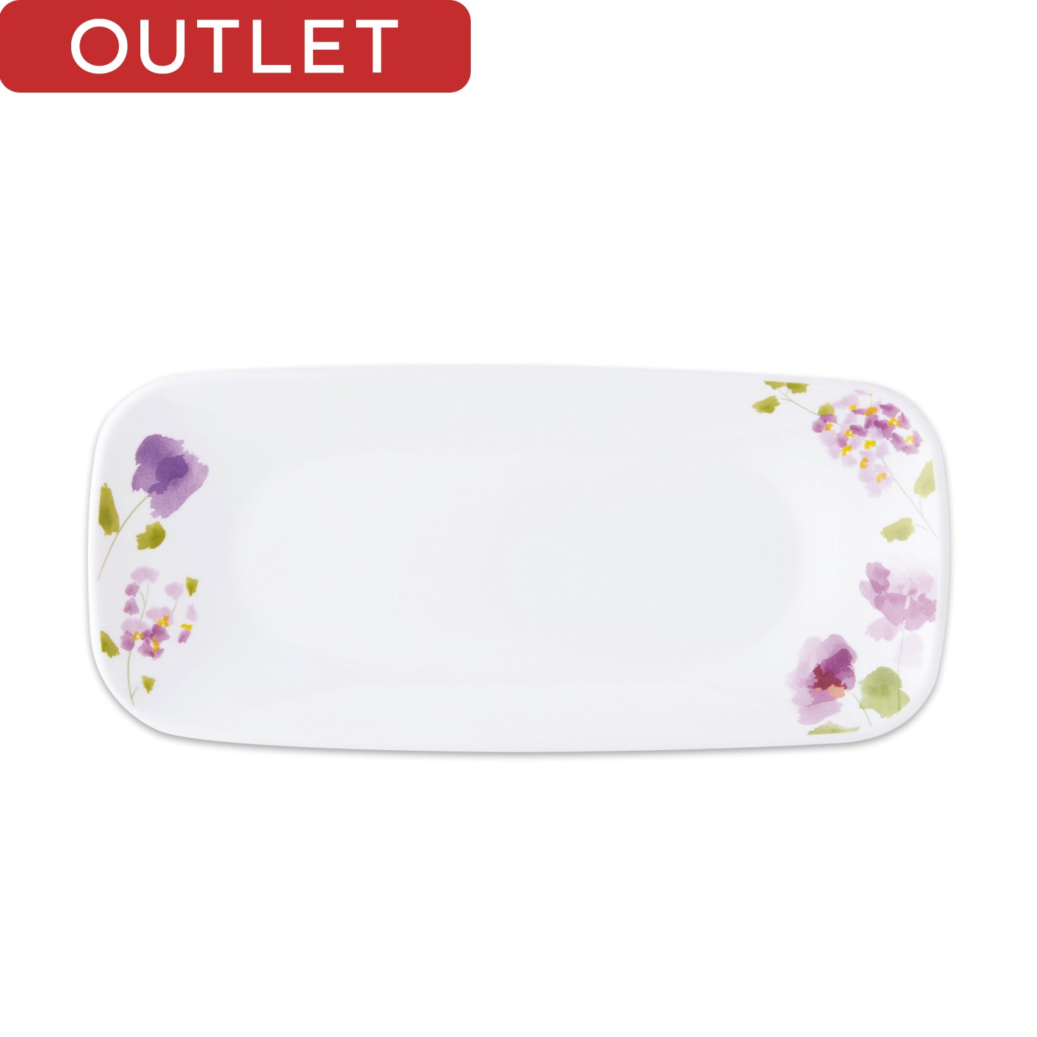 新品☆コレール ☆ バイオレットミスト スクエア大皿 5枚組