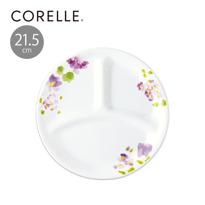 コレールバイオレットミストランチ皿(小)21.5cmJ385-VM【お得な5枚セット有り】