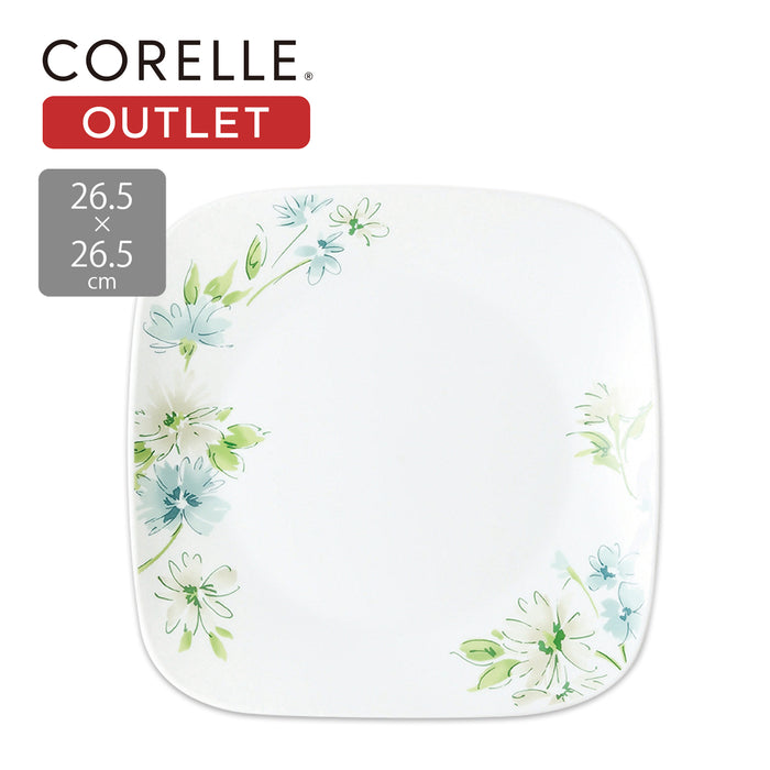 コレールフェアリーフローラスクエア大皿26.5cm×26.5cmJ2213-FFA【アウトレット】【お得な5枚セット有り】