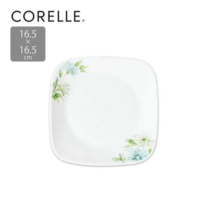 コレールフェアリーフローラスクエア小皿16.5cm×16.5cmJ2206-FFA【お得な5枚セット有り】