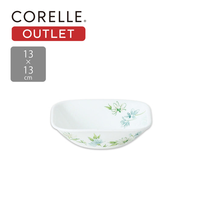 コレールフェアリーフローラスクエア小ボウル13cm×13cmJ2310-FFA【アウトレット】【お得な5枚セット有り】