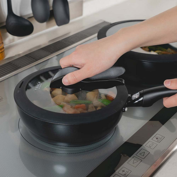 TOUCH premier Edition バタフライガラス蓋20cm ブラック