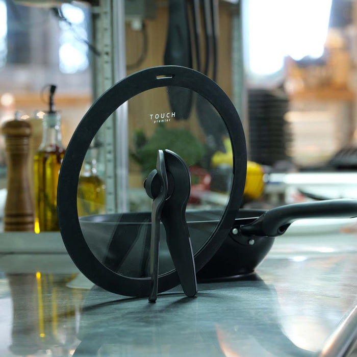 TOUCH premier Edition バタフライガラス蓋26cm ブラック