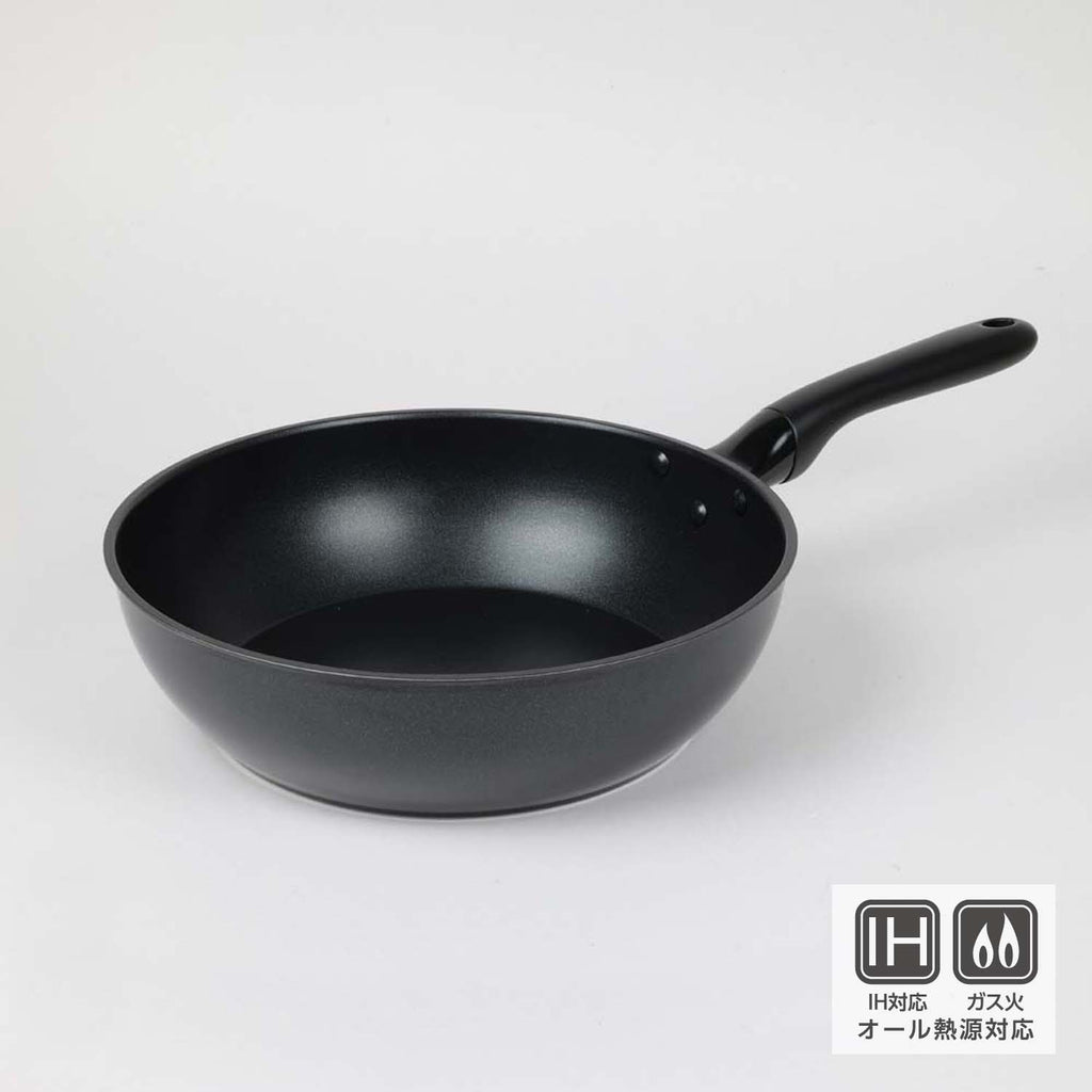 美品 heve エブリデイPT black 36サイズ TOUCH premier 500Edition ディープフライパン26cm エレガントブラック