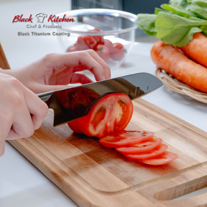 Black Kitchen Blackチタン Knife 4点セット
