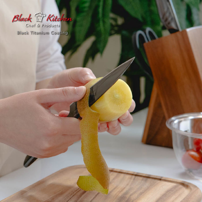Black Kitchen Blackチタン Knife 4点セット