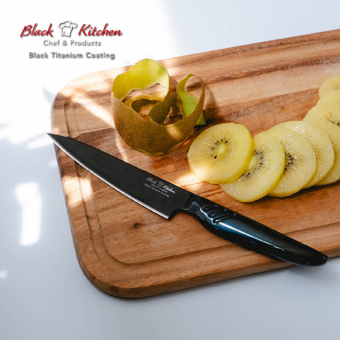Black Kitchen Blackチタン Knife 4点セット