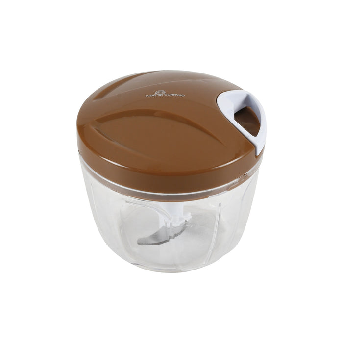 印度カリー子おすすめ BIGみじん切りチョッパー(ブラウン)