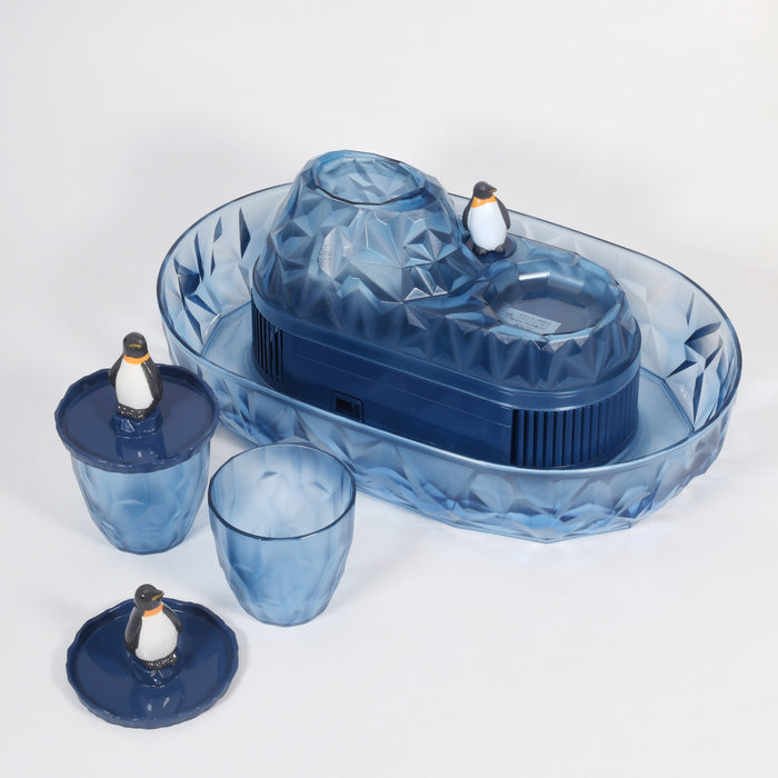 ペンギン　流しそうめん器＋猪口2個セット