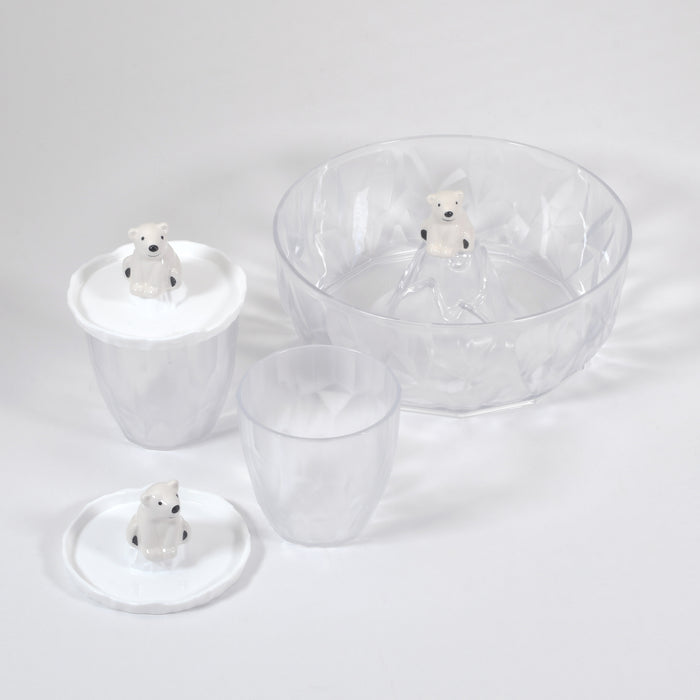 しろくま　そうめん鉢＋猪口2個セット