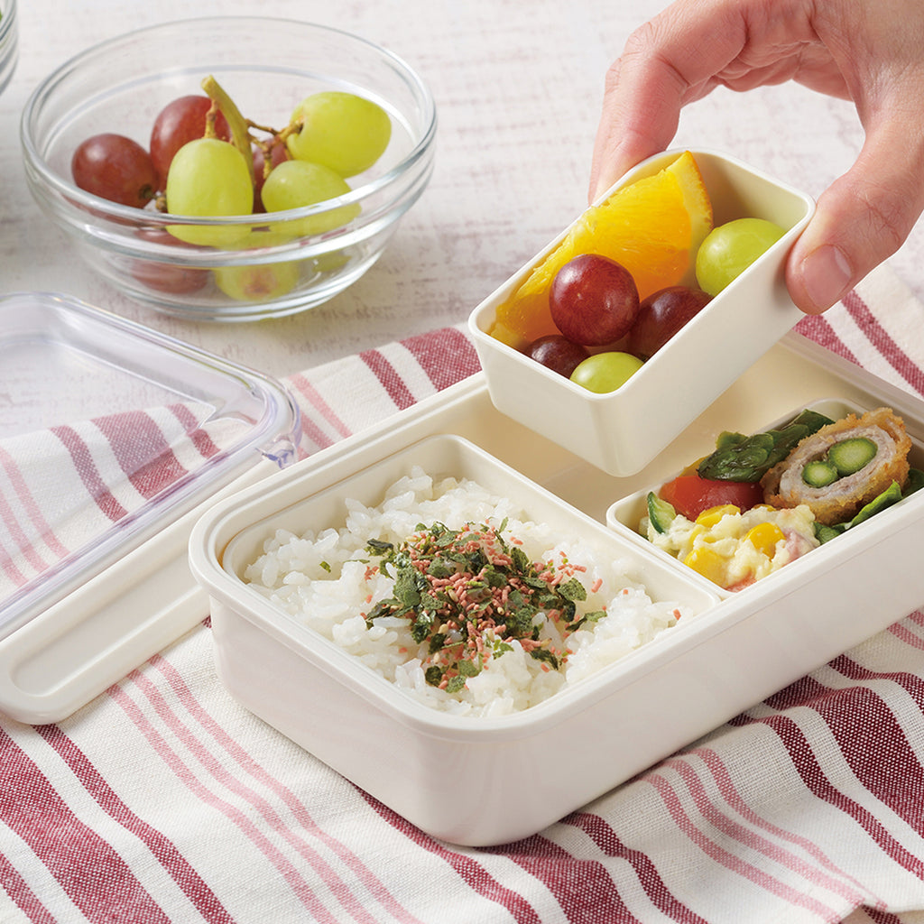 ホームレーベル 中子付ランチボックス500(ベージュ) — PEARL LIFE 公式