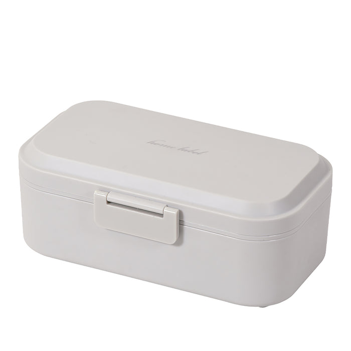 ホームレーベル 電気ランチボックス(グレーホワイト)