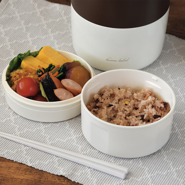 ホームレーベル キャリーランチジャー1000(ホワイト)