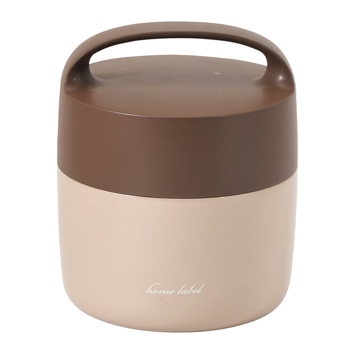 ホームレーベル キャリーランチジャー1000(モカ)