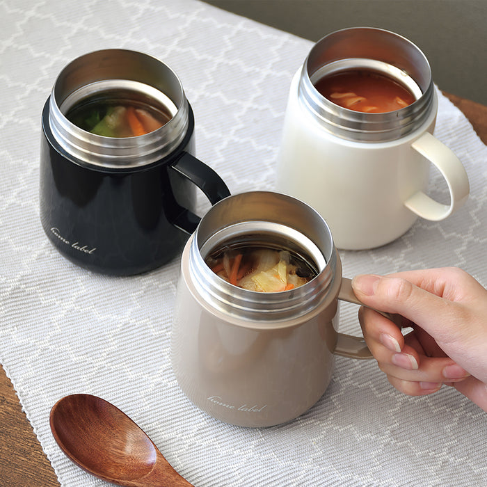 ホームレーベル スープジャーマグ330(ネイビー)