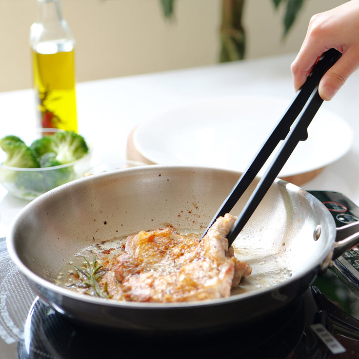 TOUCH st 先が付かないシリコーン菜箸トング28(BLACK)