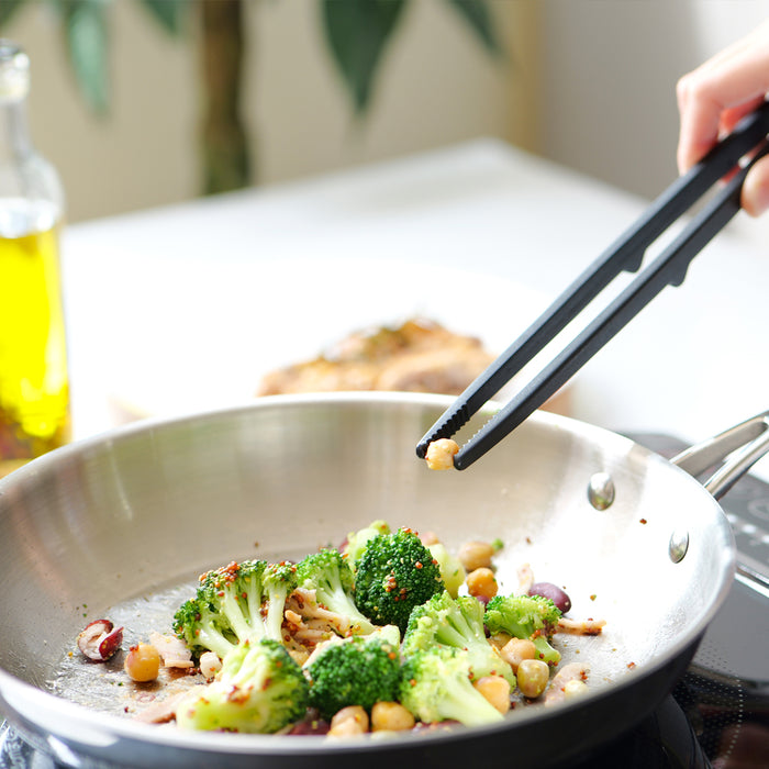 TOUCH st 先が付かないシリコーン菜箸トング28(BLACK)