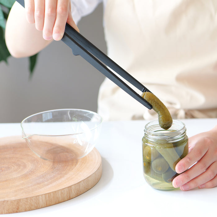 TOUCH st 先が付かないシリコーン菜箸トング28(BLACK)