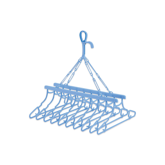 ベルタ 10連ハンガー(ブルー)