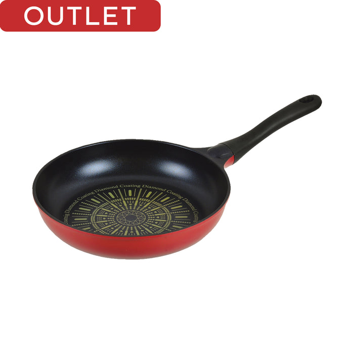 【アウトレット】超軽いダイヤモンドコート フライパン26cm