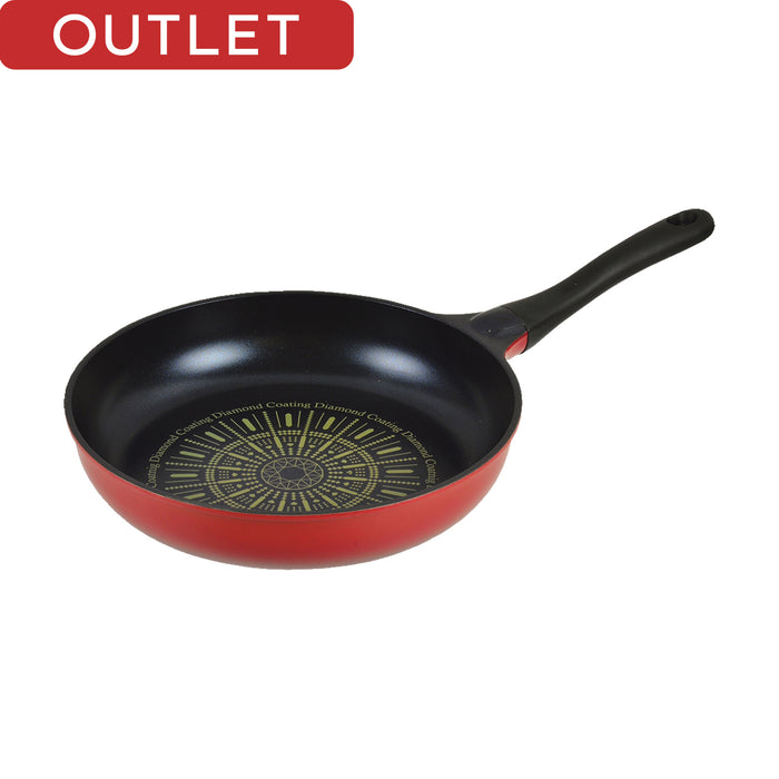 【アウトレット】超軽いダイヤモンドコート フライパン28cm