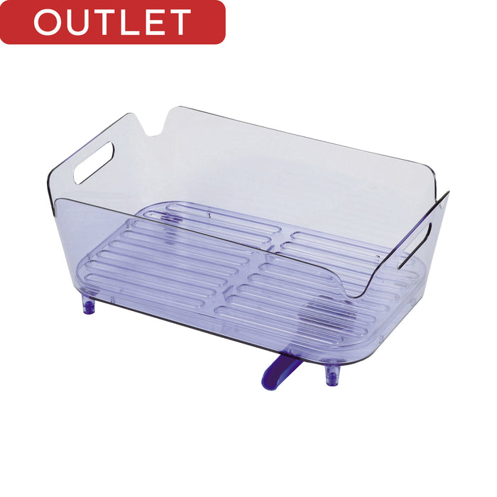 【アウトレット】アクリア 水切りバスケット(ブルー)