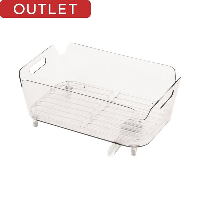 【アウトレット】アクリア 水切りバスケット(クリア)