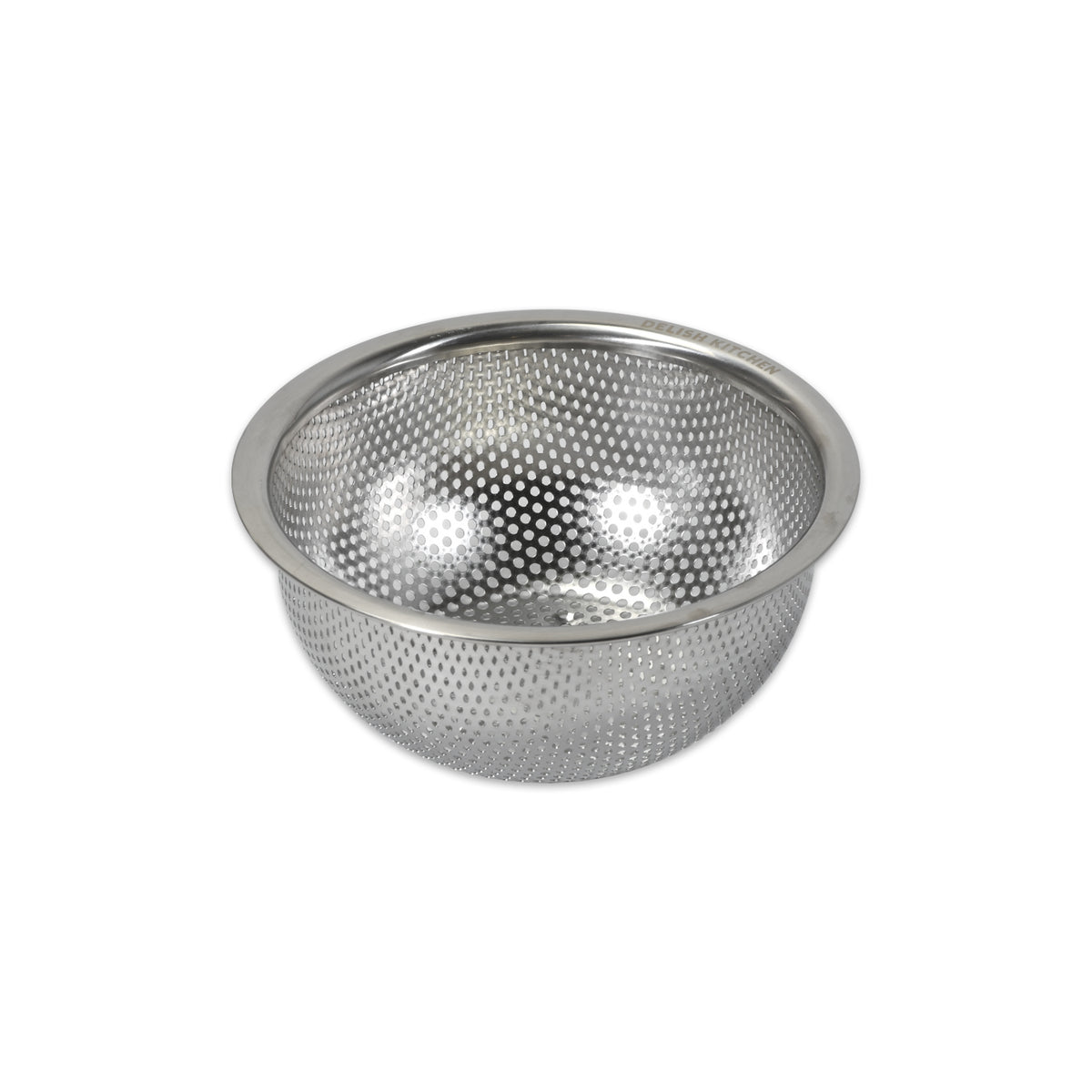 デリッシュキッチン ステンレス製パンチボール型ザル15cm