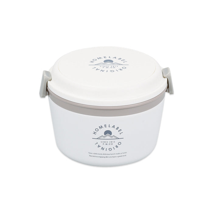 ホームレーベル どんぶりランチジャー1060(ホワイト)
