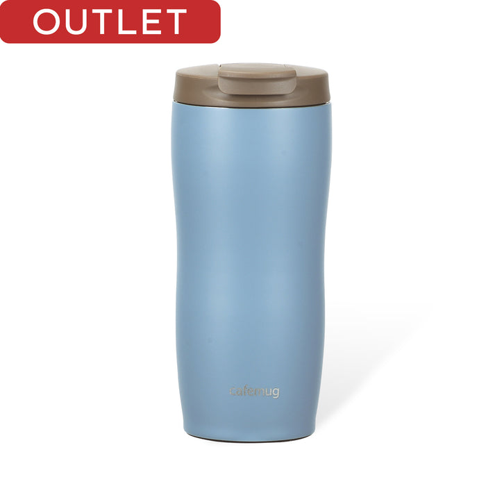 【アウトレット】カフェマグ フタ付タンブラー360(スモーキーブルー)