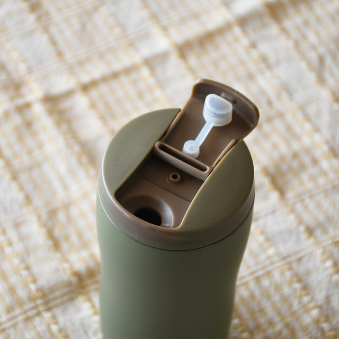 【アウトレット】カフェマグ フタ付タンブラー360(スモーキーグリーン)