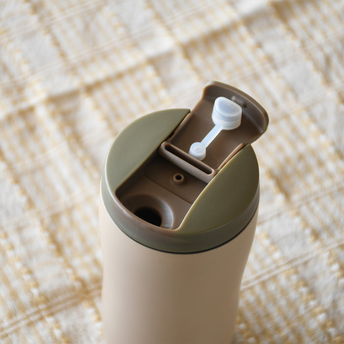 カフェマグ フタ付タンブラー360(スモーキーベージュ)