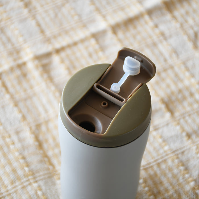 カフェマグ フタ付タンブラー360(スモーキーグレー)