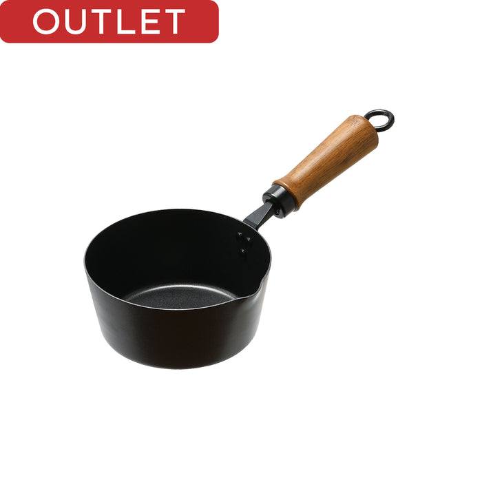 【アウトレット】プチッと 鉄製片手天ぷら鍋14cm